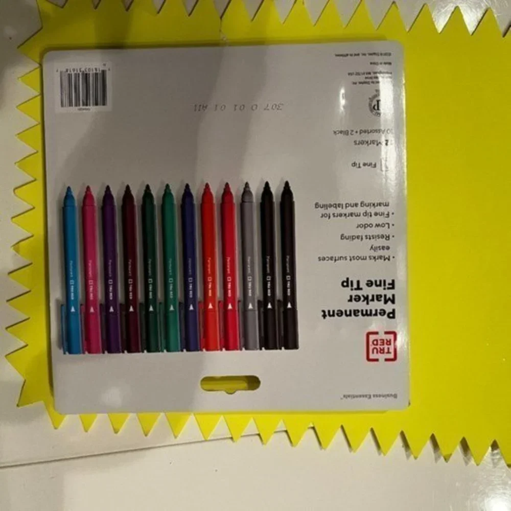 Tru Red / Staples permanent markers